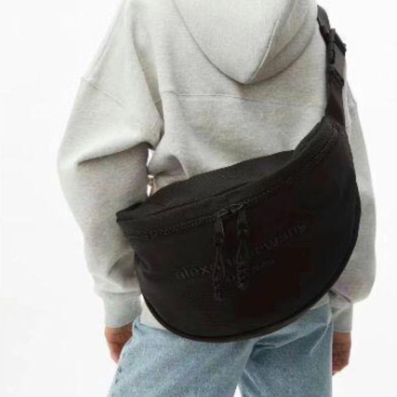 Alexander wang black fanny pack